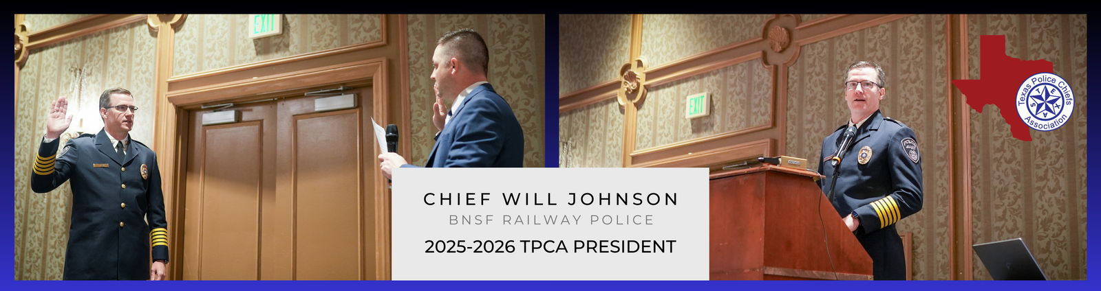 Chief Will Johnson Being Sworn In